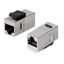 Проходной адаптер формата Keystone RJ45-RJ45 (8p8c) категория 5е экранированный WRline - WR-CA-KJ-8p8c-C5E-SH 505226