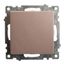 Выключатель 1-клавишный (механизм) 250В, 10А, серия Катрин, GLS10-7103-02, шампань | 39589 STEKKER FERON