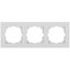 Рамка для розеток и выключателей Intro Accent 6-503-01 на 3 поста, СУ, белый | Б0063737 ЭРА