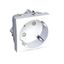 Розетка 1-м 2мод. Altira 45 16А IP20 2P+E защ. шторки бел. R9003 SchE ALB44282 Schneider Electric
