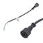 Провод UCX-LC2/L52-0.25M/M7 DC24V BLACK 25см для подключ. линейных прожекторов 24В L52 L53 к контроллеру разъем "папа" Uniel UL-00009502