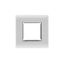 Панель лицевая 80х80 для модуля Mosaic, металлический суппорт - 03-0130 MEET