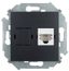 Розетка телефонная Simon15 RJ11 графит Simon 1591480-038