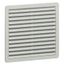 Вентилятор с пластмассовой решеткой - 120/160 м3/ч 230 В 50/60 Гц RAL 7035 250х250 мм | 034851 Legrand