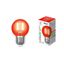 Лампа светодиодная LED-G45-5W/RED/E27 GLA02RD LED. "шар". серия Air color. Красный свет | UL-00002986 Uniel