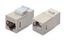 Адаптер проходной Keystone RJ45-RJ45 кат.6A FTP серебр. Eurolan 12B-EA-07SL