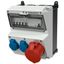 Комбинация розеток IP44 1 розетка CEE 32A 5п 400В/ 2 розетки SCHUKO 16A 230В - 920015 Mennekes