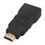 Переходник штекер HDMI - гнездо HDMI, поворотный | 17-6813 REXANT MEET