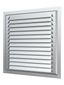 Решетка вентиляционная вытяжная стальная с оцинкованным покрытием 250х250 - 2525МЦ ЭРА 11104