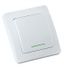 Выключатель скрытой установки, одноклавишный, с индикацией, самовозвратом, цвет белый | ВС10-332 HEGEL