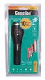 Фонарь LED5136 XML-T6 ZOOM 3 режима 3хLR03 (в компл.) алюм. черн. (открывающ. блист.) Camelion 12971