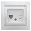 Розетка информационная RJ45, СУ, Plano, белый, 1-303-01 - Б0027621 ЭРА