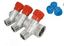 Коллектор резьбовой с вентилями ВМ 3/4x3/4x1/2x2 - 04476 AQUALINK