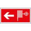 Пластина Указатель движения к пожарному крану налево BL-3015.F30 - a18403 BS