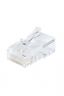 Разъем под витую пару PLUG-8P8C-U-C5-100 RJ-45(8P8C) кат.5e (50 µ"/ 50м.дюй.),универсальный (д. одн. имногож. каб.) (100 шт) | 49377 Hyperline