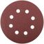 Круги шлифовальные с отверстиями (липучка), алюминий-оксидные, 125 мм, 5 шт Р 80 - 39664 РОС