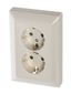 Механизм розетки 2-м Basic защ. шторки сл. кость ABB 2CKA002021A0379 2021-0-0379