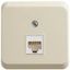 Розетка компьютерная ОП Этюд RJ45 CAT.5E крем. SchE KOMA-001K APC