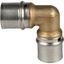 Угольник 26 90 град., пресс, для металлопластиковых труб - RG008S9C4AO9F1 STOUT SFP-0009-002626