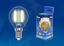 Лампа светодиодная LED-G45-5W/WW/E14/CL/MB GLM10TR форма "шар" прозр. Multibright свет теплый бел. 3000К 100-50-10 упак. картон Uniel UL-00002369
