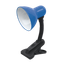 Светильник настольный под лампу СНП-01С на прищепке 40Вт E27 СИНИЙ (мягкая упаковка) | 4690612012438 IN HOME