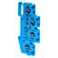 Колодка клеммная пружинная двойная JXB-ST-4 32А синяя EKF | plc-jxb-st-4-4-2-blue