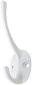 Крючок-вешалка двойн. бел. 66873