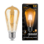 Лампа светодиодная филаментная LED 6 Вт 550 лм 2400К AC185-265В E27 ST64 теплая золотистая колба Black Filament Gauss - 102802006