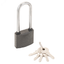 Замок навесной с цилиндровым механизмом секрета, АЛЛЮР ВС1Ч-350Д серый - 1407 ПТК
