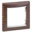 Рамка 1-м Valena темн. дерево/сер. штрих (DIY-упак.) IEK 696730 Legrand
