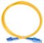 Оптический коммутационный шнур дуплексный, OS2, 9/125, SC-LC, 2 м | 41F-S2-SC-LC-02 Eurolan