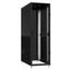 Шкаф серверный 24U 800х1200 передняя дверь: без. задняя двустворчатая глухой металл IP51. боковые панели: металл. цвет: черный RAL9005 - NS 8224.9051 SYSMATRIX
