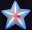 Гирлянда светодиодная "Звезда" ULD-H4748-045/DTA MULTI IP20 STAR 45led 47х48см красн. зел. син. свет UNIEL UL-00001404