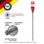 Бур по бетону 10х310мм крестовая пластина SDS PLUS Kranz KR-91-0812