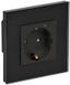 Розетка СП 16А WIFI+BLE стекл/р. защ. шторки iTEQ SMART черн. ONI IT-R16SFWBG-K02 IEK