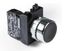 Кнопка нажимная круглая CM102DН (1НО+1НЗ) черн. EMAS CM102DH