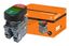Кнопка двойная MPD2-11G (зеленая/красная) (LED) в сборе d22мм/24В (I/O) линза зеленая | SQ0747-0059 TDM