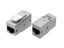 Адаптер проходной (coupler) Keystone Jack RJ45 (8P8C) кат.6A 4 пары экранир. CA2-KJ-C6A-SH-BK черн. Hyperline 444918