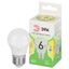 Лампа светодиодная LED 6 Вт 600Лм 3000К шар теплый E27 220-240В P45-6W-830-E27 Green Line - Б0067053 ЭРА