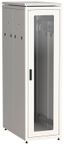 Шкаф сетевой 19" LINEA N 47U 600х1000 мм стеклянная передняя дверь серый | LN35-47U61-G ITK IEK