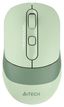Мышь оптическая беспроводная Fstyler FB10C (2400dpi) BT/Radio USB (4but) зел. A4TECH 1583830