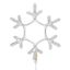 Фигура профессиональная световая Снежинка LED белый 45х38см - 501-212-1 NEON-NIGHT