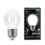 Лампа светодиодная филаментная LED 5 Вт 450 лм 4100К AC150-265В E27 шар P45 нейтральный матовая колба Black Filament Gauss - 105202205