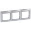Рамка 3-м Valena горизонт. алюм. (DIY-упак.) IEK 694332 Legrand