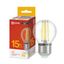 Лампа светодиодная филаментная LED-ШАР-deco шар прозрачная 15Вт 230В E27 3000К 1435лм IN HOME 4690612055978