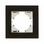 Рамка 1-местн. Ugra стекло черн. GUSI С1110-031