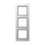 Рамка 3-я для горизонтальной/вертикальной установки Серия- ACreation Материал- дуропласт Цвет- алюминий - AC583AL JUNG