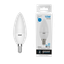 Лампа светодиодная LED 10 Вт 750 лм 6500К AC180-240В E14 свеча холодная Elementary Gauss - 33130