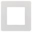 Рамка для розеток и выключателей Серия 12 12-5101-01М на 1 пост, Сатин, белый матовый | Б0065744 ЭРА