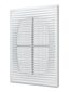 Решетка вентиляционная приточно-вытяжная, из ABS пластика 183х253 - 1825П ЭРА 201